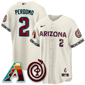 Men's Arizona Diamondbacks City Connect Concept Jersey V2 All Stitched Geraldo Perdomo #2