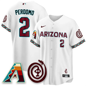 Men's Arizona Diamondbacks City Connect Concept Jersey V2 All Stitched Geraldo Perdomo #2