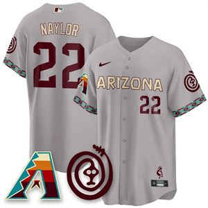 Men's Arizona Diamondbacks City Connect Concept Jersey V2 All Stitched Josh Naylor #22