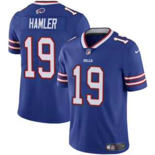Men's Buffalo Bills #19 KJ Hamler Blue 2024 Vapor Untouchable Limited Stitched Football Jersey