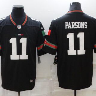 Men's Dallas Cowboys #11 Micah Parsons Black Mexico Stitched Jersey