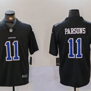 Men's Dallas Cowboys #11 Micah Parsons Black Throwback Vapor Untouchable Limited Stitched Football Jersey