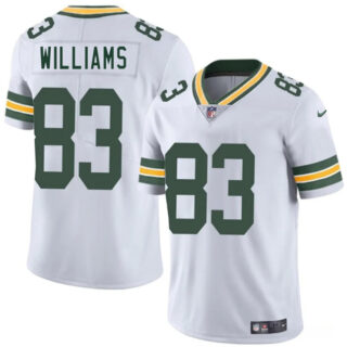 Men's Green Bay Packers #83 Savion Williams White 2025 Draft Vapor Untouchable Limited Stitched Football Jersey