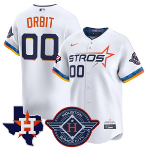 Men's Houston Astros 2025 City Connect Texas Patch Vapor Premier Limited Jersey All Stitched Orbit #00