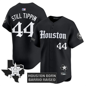 Men's Houston Astros 'Gothic Edition' Vapor Premier Limited Jersey V2 All Stitched Still Tippin #44