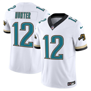 Men's Jacksonville Jaguars Florida Patch Vapor Jersey All Stitched Travis Hunter 12