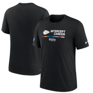Men's Kansas City Chiefs 2022 Black Crucial Catch Performance T-Shirt