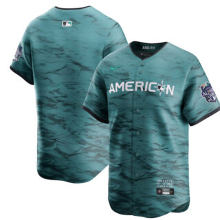 Men's Los Angeles Angels Blank Teal 2023 All-Star Cool Base Stitched Jersey