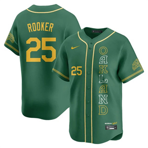 Men's Oakland Athletics City Connect Concept Jersey All Stitched Brent Rooker #25