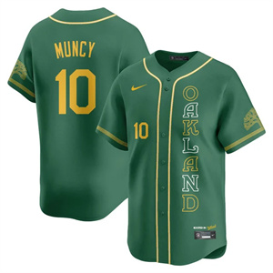 Men's Oakland Athletics City Connect Concept Jersey All Stitched Max Muncy #10