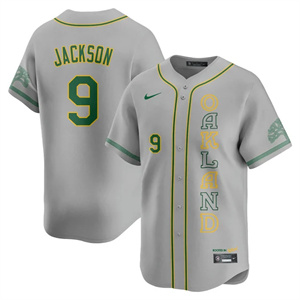 Men's Oakland Athletics City Connect Concept Jersey All Stitched Reggie Jackson #9