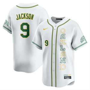 Men's Oakland Athletics City Connect Concept Jersey All Stitched Reggie Jackson #9