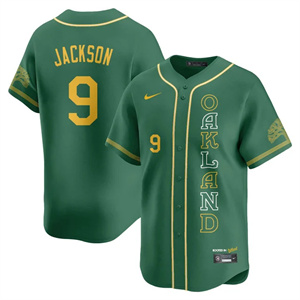 Men's Oakland Athletics City Connect Concept Jersey All Stitched Reggie Jackson #9
