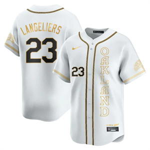 Men's Oakland Athletics City Connect Concept Jersey All Stitched Shea Langeliers #23