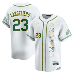 Men's Oakland Athletics City Connect Concept Jersey All Stitched Shea Langeliers #23