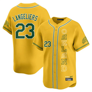 Men's Oakland Athletics City Connect Concept Jersey All Stitched Shea Langeliers #23