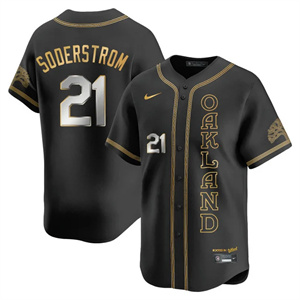 Men's Oakland Athletics City Connect Concept Jersey All Stitched Tyler Soderstrom #21