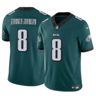 Men's Philadelphia Eagles #8 Chauncey Gardner-Johnson Green 2024 F.U.S.E Vapor Untouchable Limited Stitched Football Jersey