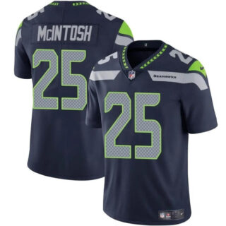 Men's Seattle Seahawks #25 Kenny McIntosh Navy Vapor Limited Stitched Football Jersey