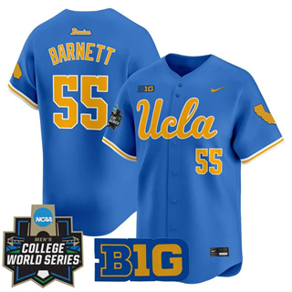 Men's UCLA Bruins #55 Michael Barnett 2025 World Series Vapor Premier Limited Jersey All Stitched