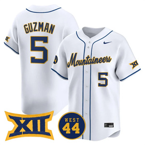 Men's West Virginia Mountaineers #5 Armani Guzman 2025 Vapor Premier Limited Jersey All Stitched
