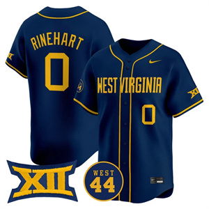 Men's West Virginia Mountaineers #0 Jace Rinehart 2025 Vapor Premier Limited Jersey All Stitched