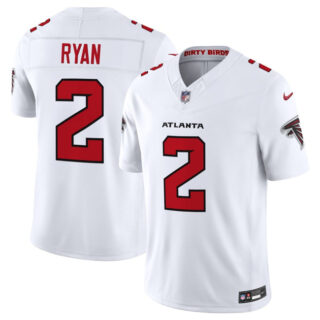 Men's Atlanta Falcons #2 Matt Ryan White 2026 New F.U.S.E. Vapor Untouchable Limited Stitched Football Jersey
