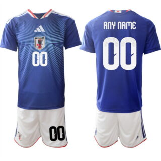 Men's Japan Custom Blue 2026 World Cup Home Soccer Jersey Suit