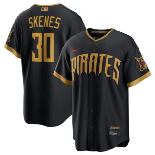 Men's Pittsburgh Pirates ACTIVE PLAYER Custom Black 2026 City Connect Stadium Stitched Baseball Jersey