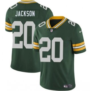 Men's Green Bay Packers #20 Domani Jackson Green 2026 Vapor Untouchable Limited Football Stitched Jersey