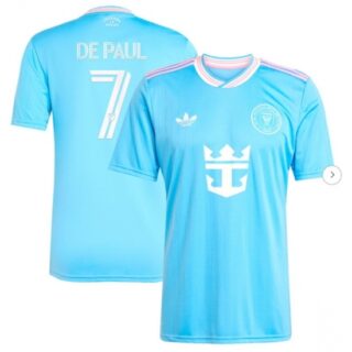 Men's Inter Miami CF Rodrigo De Paul Originals Blue 2025 Third Replica Player Jersey