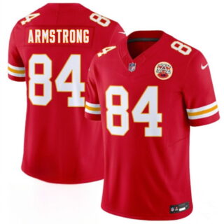Men's Kansas City Chiefs #84 Andrew Armstrong Red 2026 F.U.S.E. Vapor Untouchable Limited Stitched Football Jersey