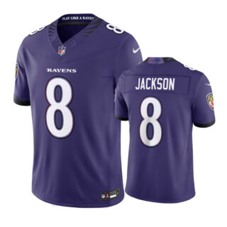 Men's Baltimore Ravens Lamar Jackson #8 NFL Limited Jersey