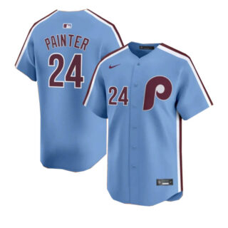 Men's Philadelphia Phillies Andrew Painter #24 Blue Jersey