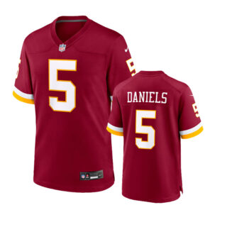Men's Washington Commanders Jayden Daniels #8 NFl Game Jersey