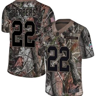 Nike Browns #22 Jabrill Peppers Camo Men's Stitched NFL Limited Rush Realtree Jersey