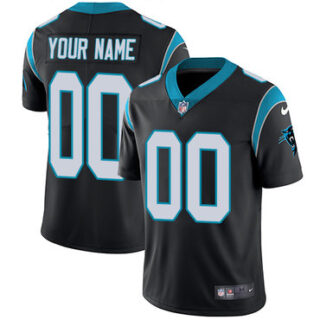 Nike Carolina Panthers Limited Black Home Men's Jersey NFL Vapor Untouchable Customized jerseys