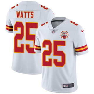 Nike Chiefs #25 Armani Watts White Men's Stitched NFL Vapor Untouchable Limited Jersey
