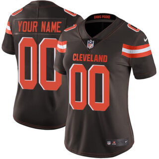 Nike Cleveland Browns Limited Brown Home Women's Jersey NFL Vapor Untouchable Customized jerseys
