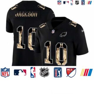 Nike Eagles 10 DeSean Jackson Black Statue Of Liberty Limited Jersey