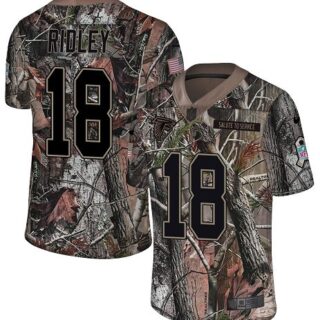 Nike Falcons #18 Calvin Ridley Camo Men's Stitched NFL Limited Rush Realtree Jersey