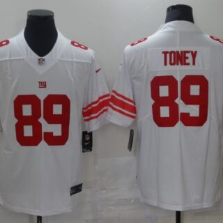 Nike Giants 89 Kadarius Toney White Vapor Untouchable Limited Jersey