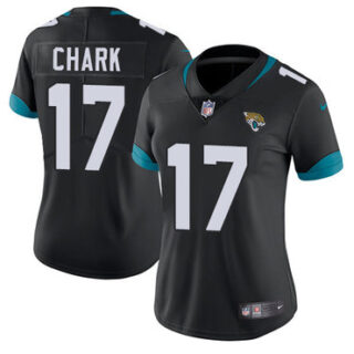 Nike Jaguars #17 DJ Chark Black Alternate Women's Stitched NFL Vapor Untouchable Limited Jersey