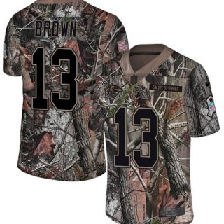 Nike Ravens #13 John Brown Camo Men's Stitched NFL Limited Rush Realtree Jersey