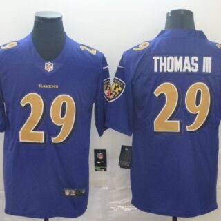 Nike Ravens 29 Marlon Humphrey Purple Color Rush Limited Jersey