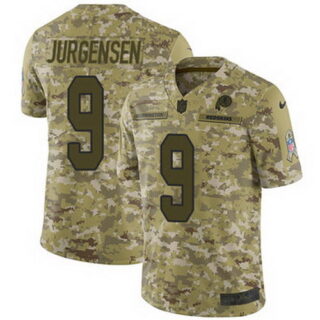 Nike Redskins #9 Sonny Jurgensen Camo Men's Stitched NFL Limited 2018 Salute To Service Jersey