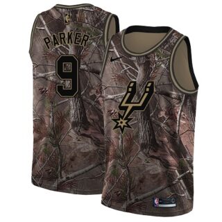 Nike Spurs #9 Tony Parker Camo Youth NBA Swingman Realtree Collection Jersey