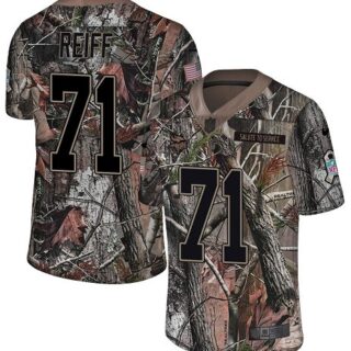 Nike Vikings #71 Riley Reiff Camo Men's Stitched NFL Limited Rush Realtree Jersey