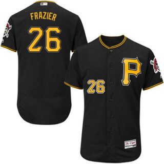 Pirates #26 Adam Frazier Black Flexbase Authentic Collection Stitched Baseball Jersey