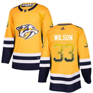 Predators 33 Gold Drift Fashion Adidas Jersey